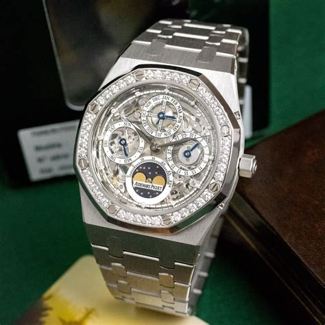 diamond audemars piguet royal oak|audemars piguet platina.